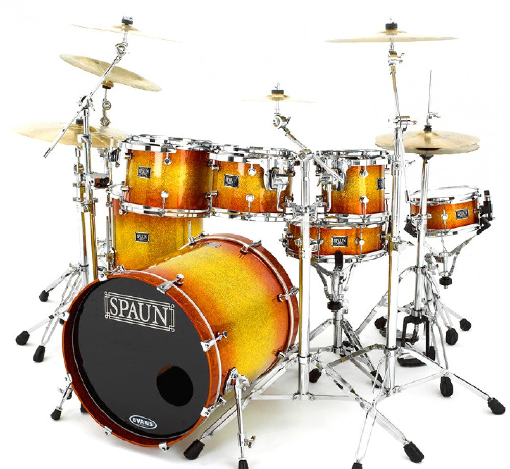 Custom 5pc-Yellow Orange Sparkle Burst