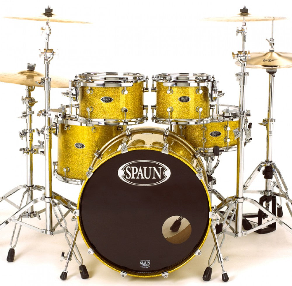 Recording 4pc-Yellow Sparkle Lacquer