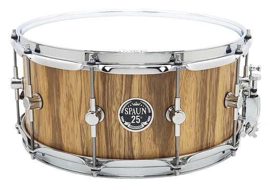 25th Anniversary 6.5x14 Black Limba