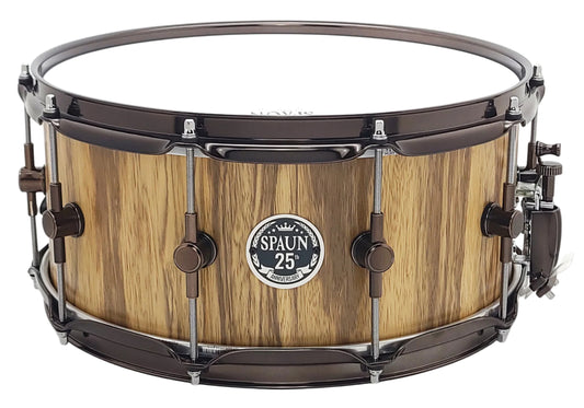 25th Anniversary 6.5x14 Black Limba