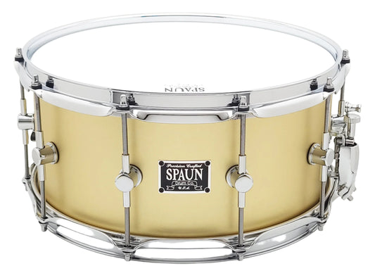 6.5x14 Brass-Satin