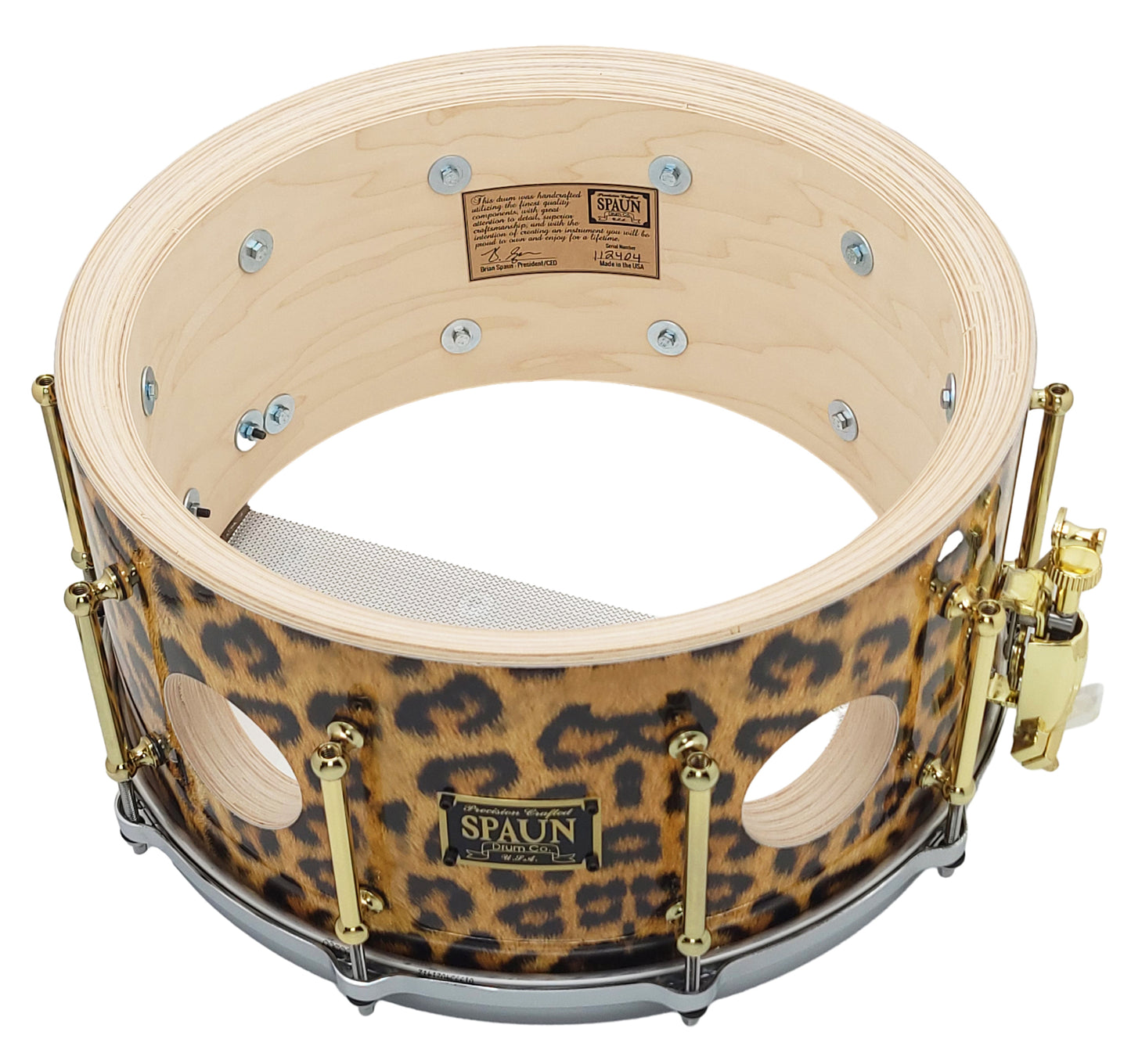 Vented 7x14 40ply-Leopard