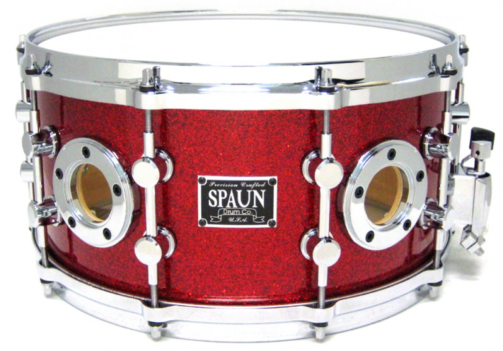 Vented 7x14 Maple-Red Sparkle