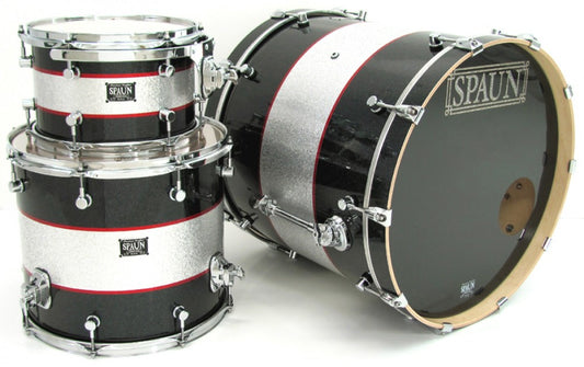 Custom 3pc-Black & Silver Sparkle