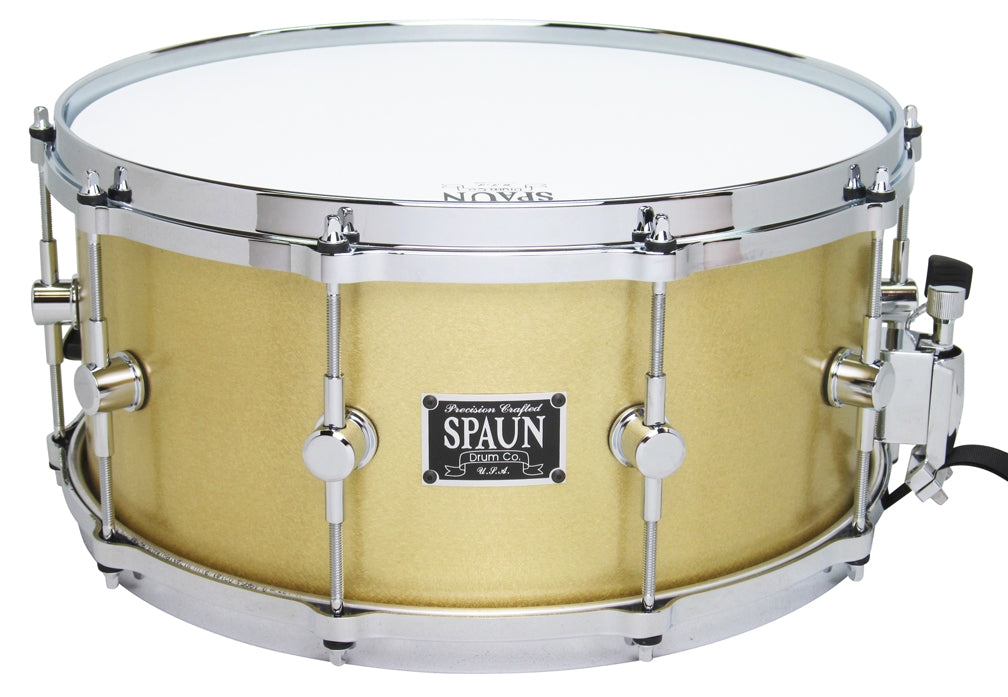 6.5x14 Brass-Satin