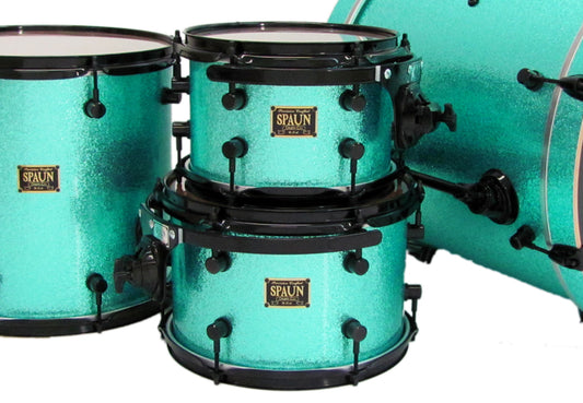Custom 4pc-Turquoise Sparkle