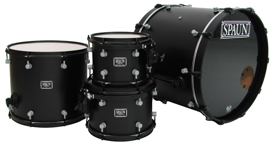 Custom 4pc-Flat Black w-Gray & Black HW