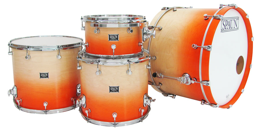 Custom 4pc-Blonde to Tangerine