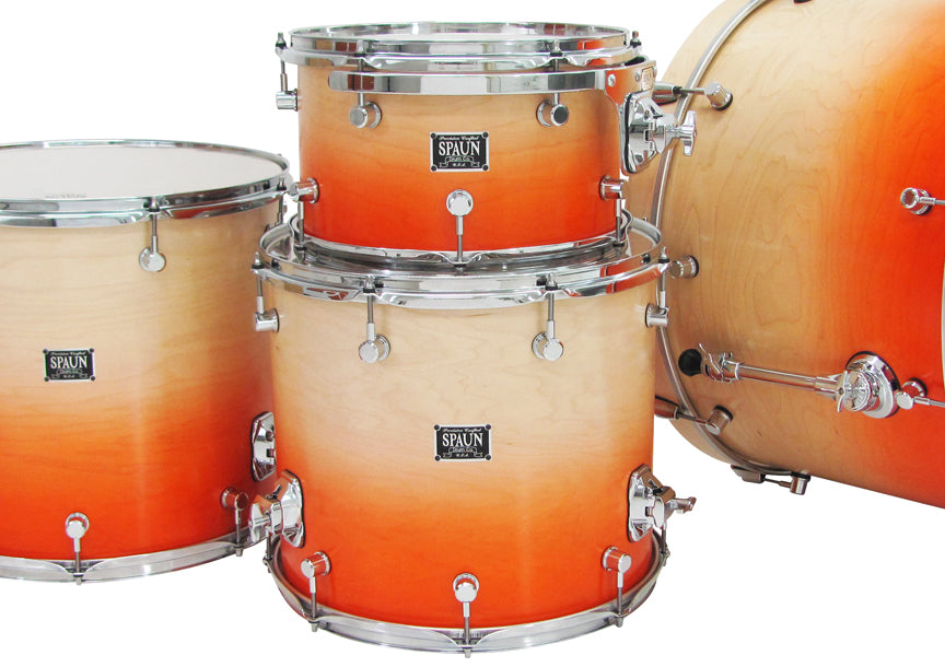 Custom 4pc-Blonde to Tangerine