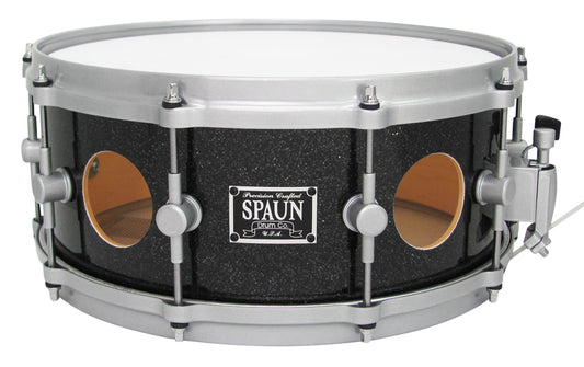 Vented 6x14 Maple-Black Glass