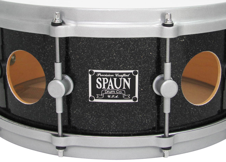 Vented 6x14 Maple-Black Glass