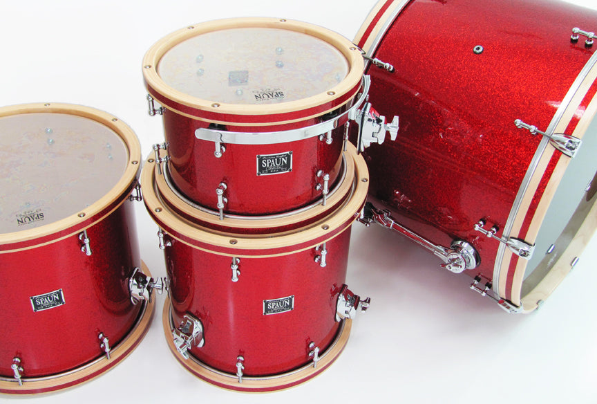 Custom 4pc-Red Sparkle