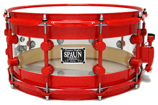 Hybrid 6.5x14-Clear & Gloss Red