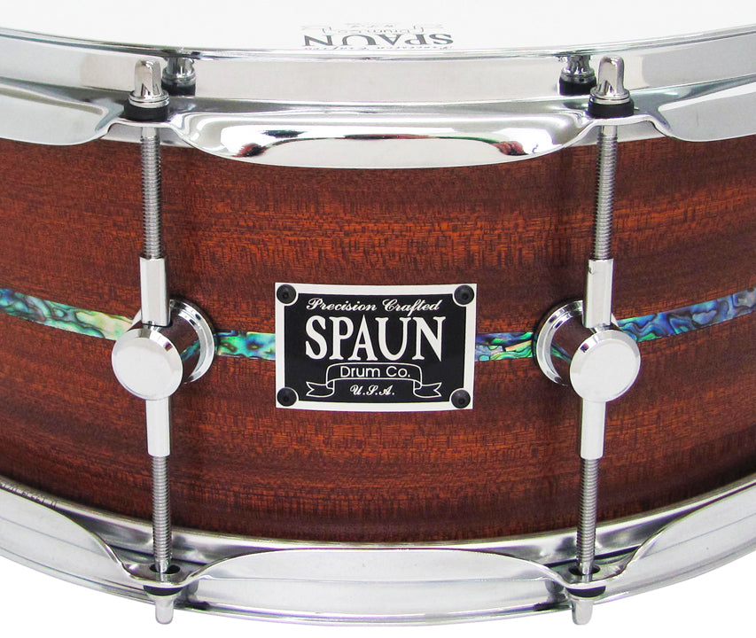 Mahogany 6x14-Natural w-Abalone Inlay