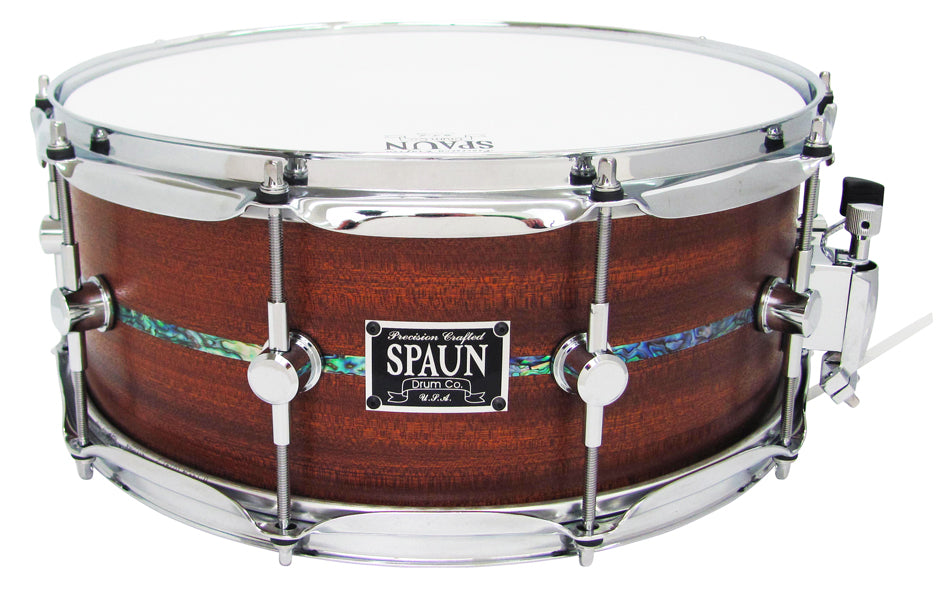 Mahogany 6x14-Natural w-Abalone Inlay