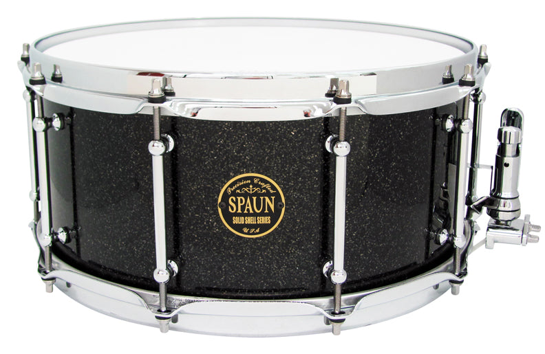 Solid 6.5x14 Maple-Black Glass