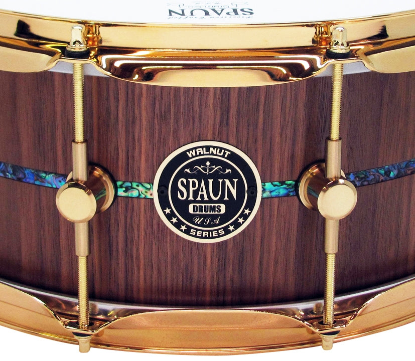 Walnut 6x14-Natural w-Abalone Inlay