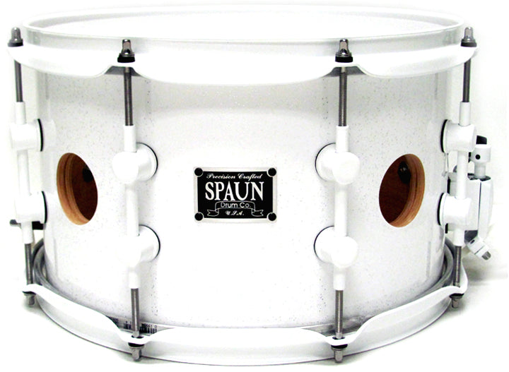 Vented 8x14 16ply-White Sparkle